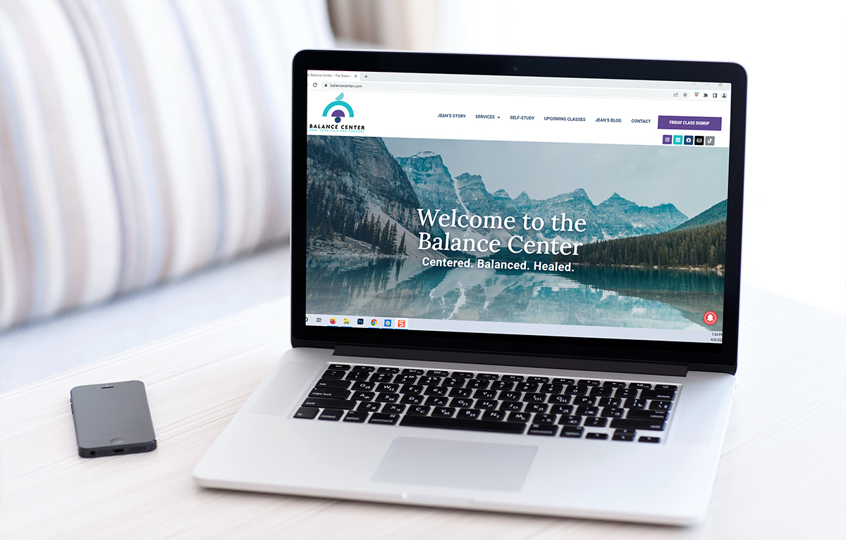 The Balance Center website